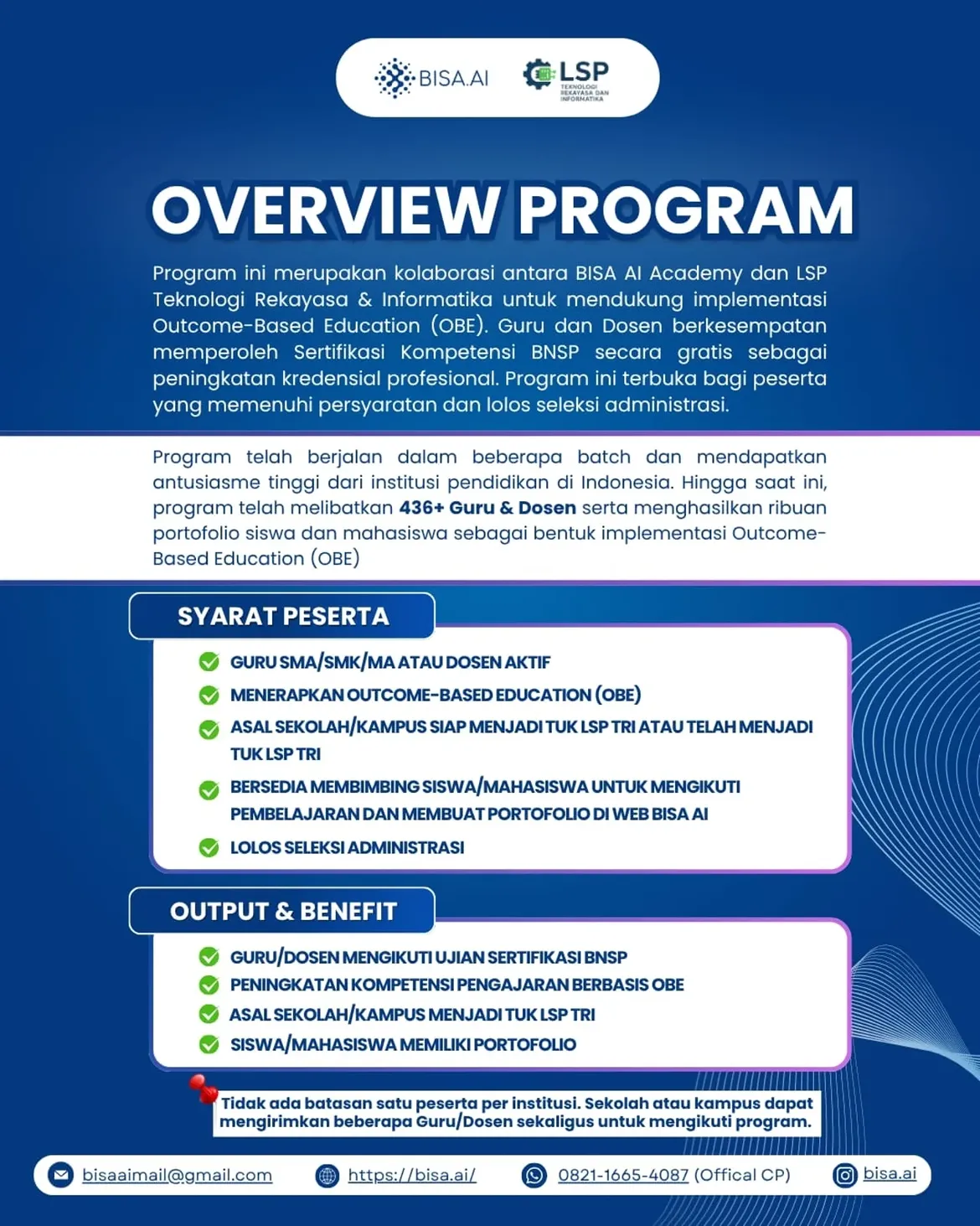 Sertifikasi BNSP Gratis untuk Guru/Dosen BATCH 4 - Image 2