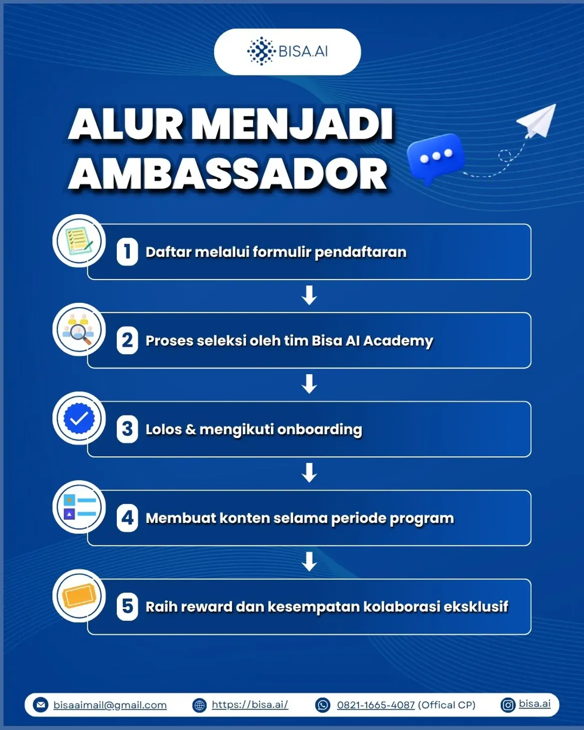 OPEN RECRUITMENT: BISA AI ACADEMY AMBASSADOR BATCH 1 - Image 7