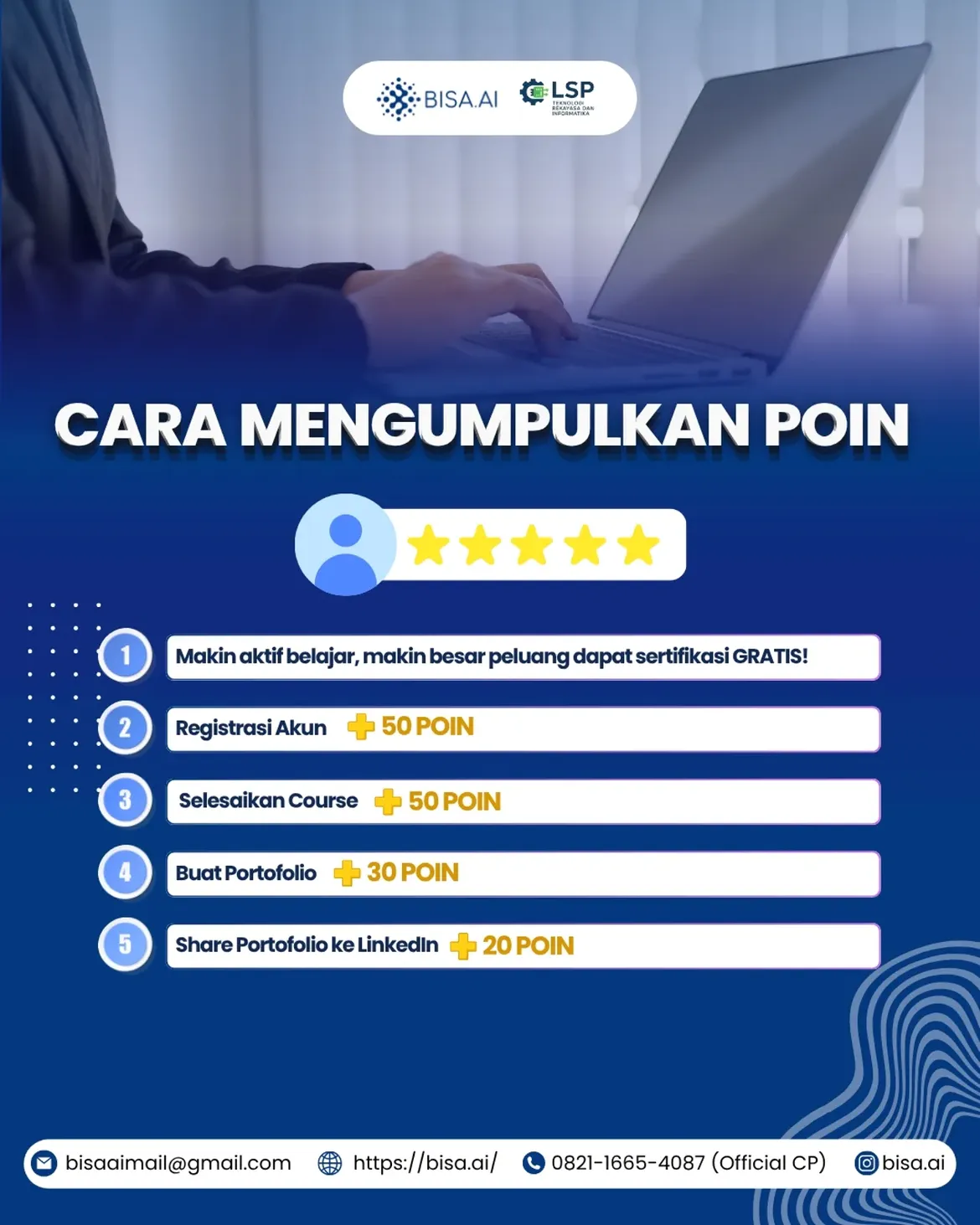 BELAJAR DAPAT SERTIFIKASI BNSP GRATIS! - Image 1