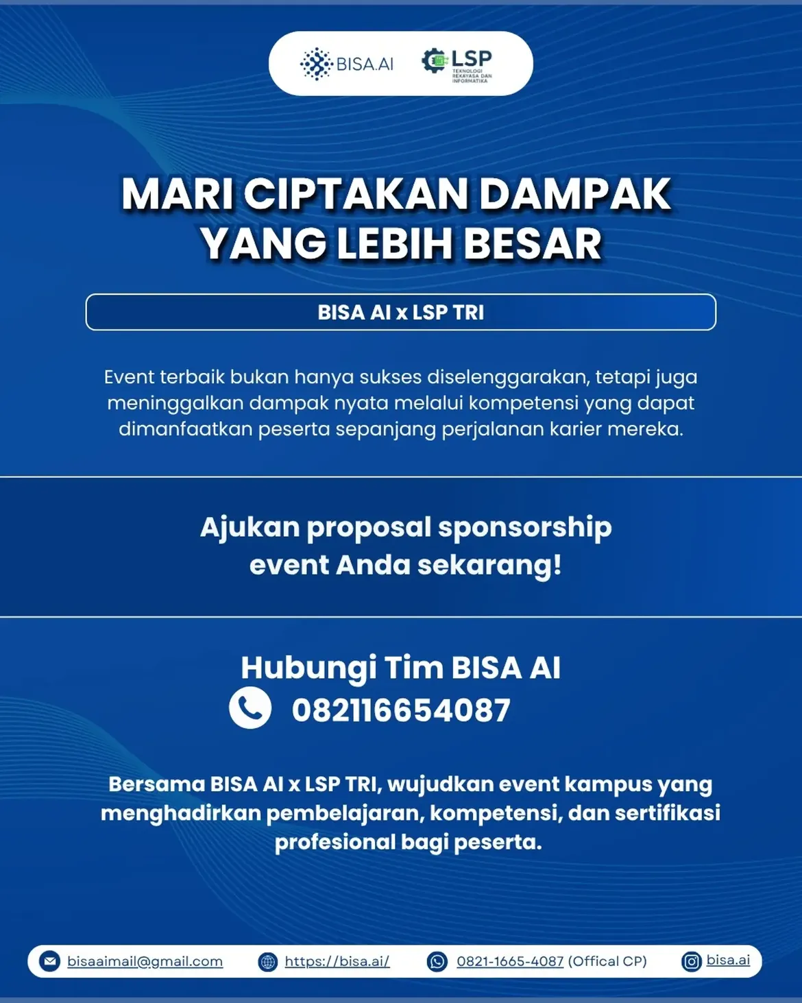 BISA AI X LSP TRI SPONSORSHIP PROGRAM - Image 9