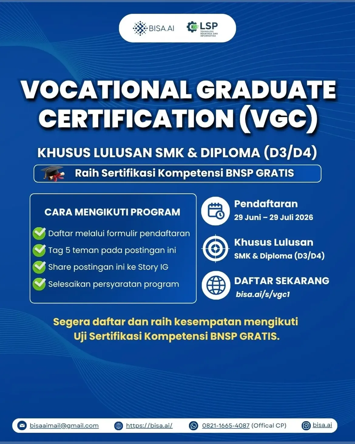 Program Spesial Vocational Graduate Certification (VGC) - Image 9