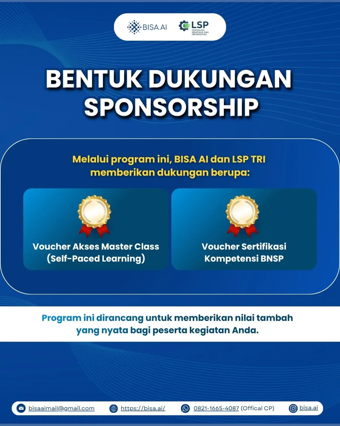 BISA AI X LSP TRI SPONSORSHIP PROGRAM - Image 2