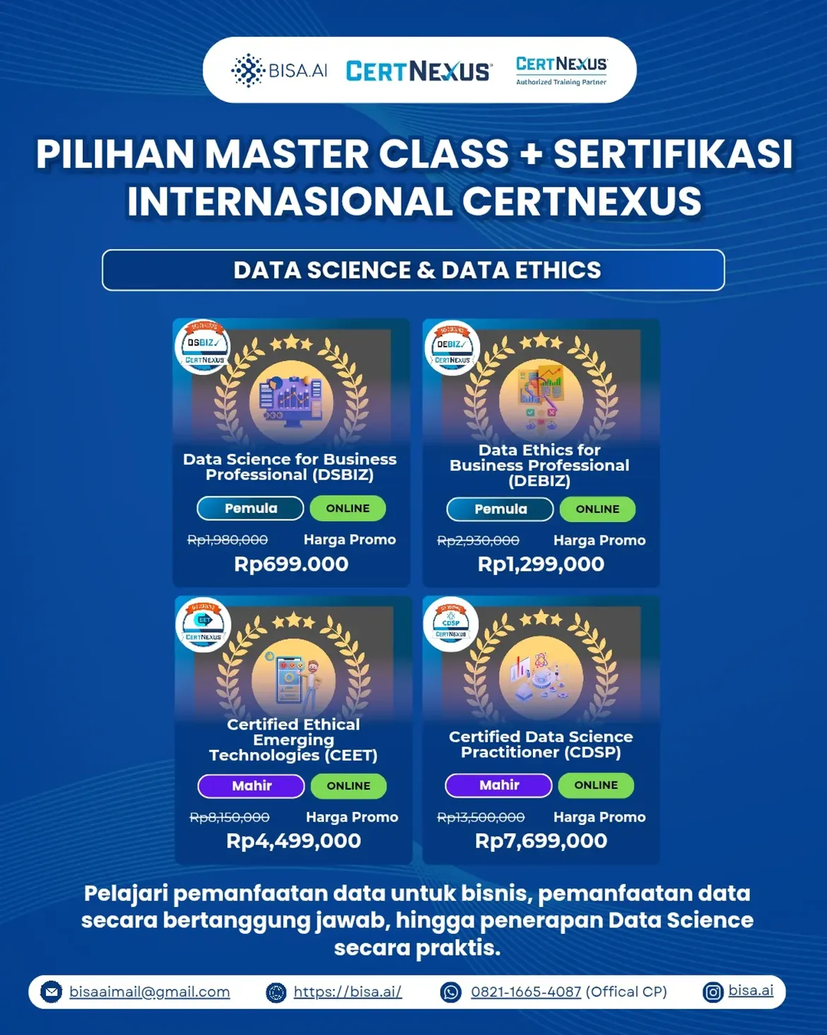 Master Class + Sertifikasi Internasional CertNexus - Image 4