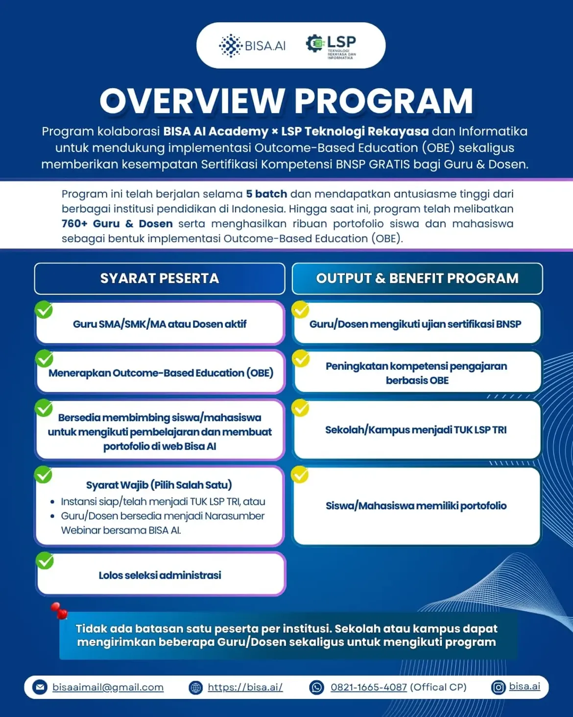 Sertifikasi BNSP Gratis untuk Guru/Dosen BATCH 6 - Image 2