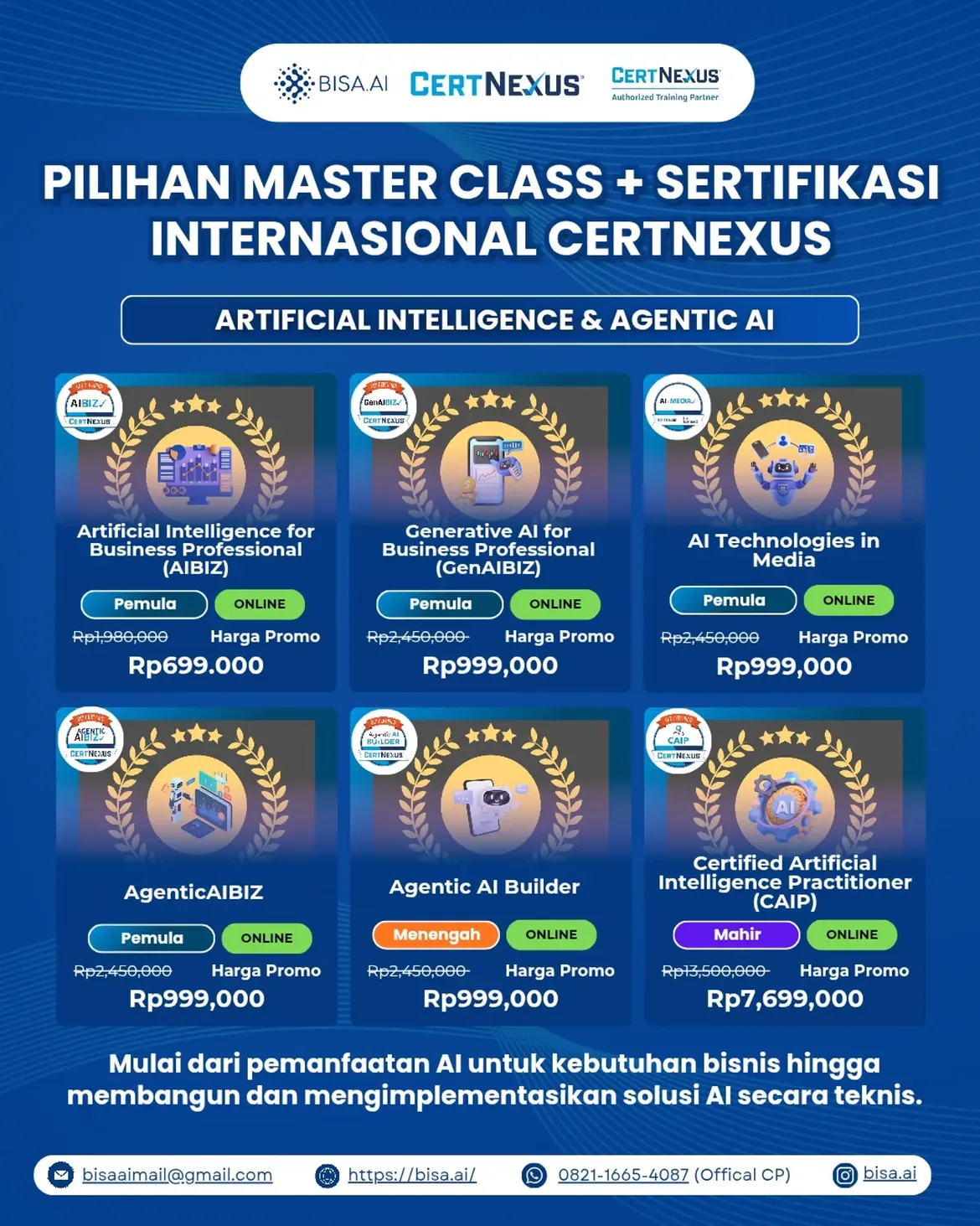 Master Class + Sertifikasi Internasional CertNexus - Image 3