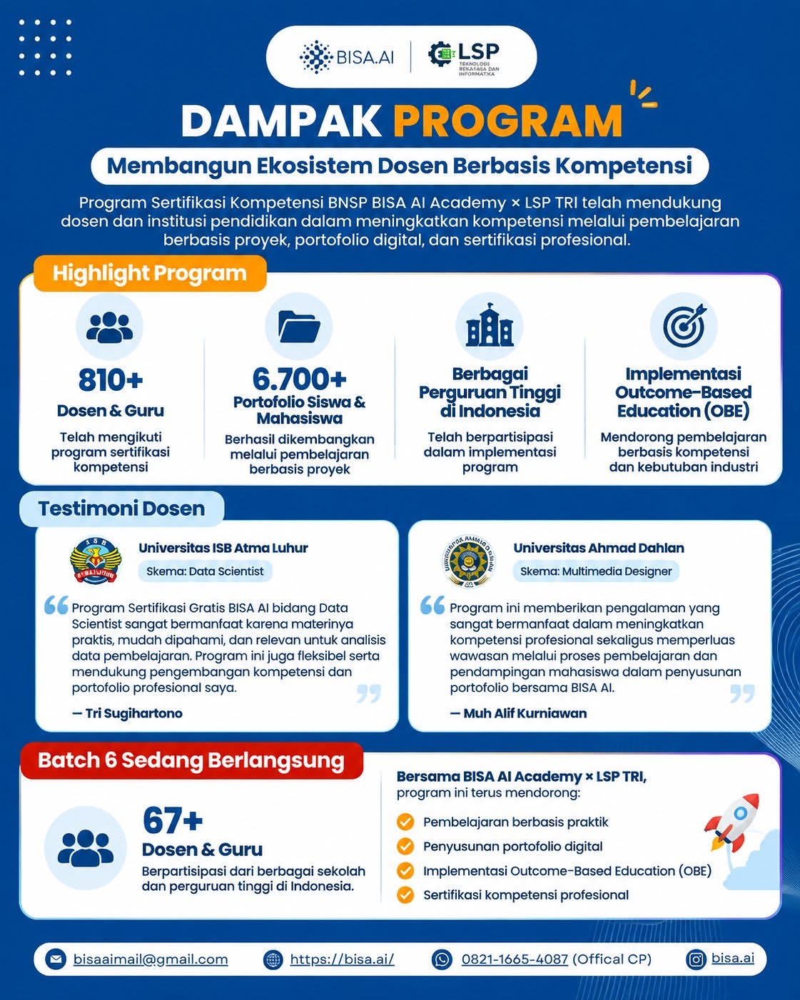 GRATIS! Sertifikasi Kompetensi BNSP untuk Dosen Indonesia - Image 4
