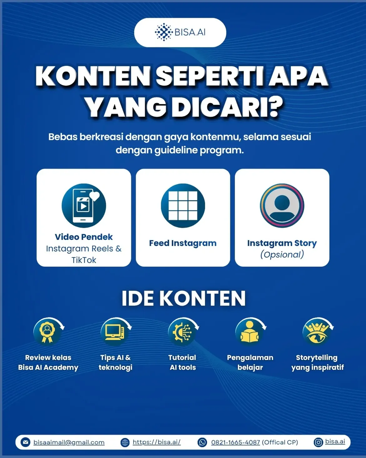 OPEN RECRUITMENT: BISA AI ACADEMY AMBASSADOR BATCH 1 - Image 6