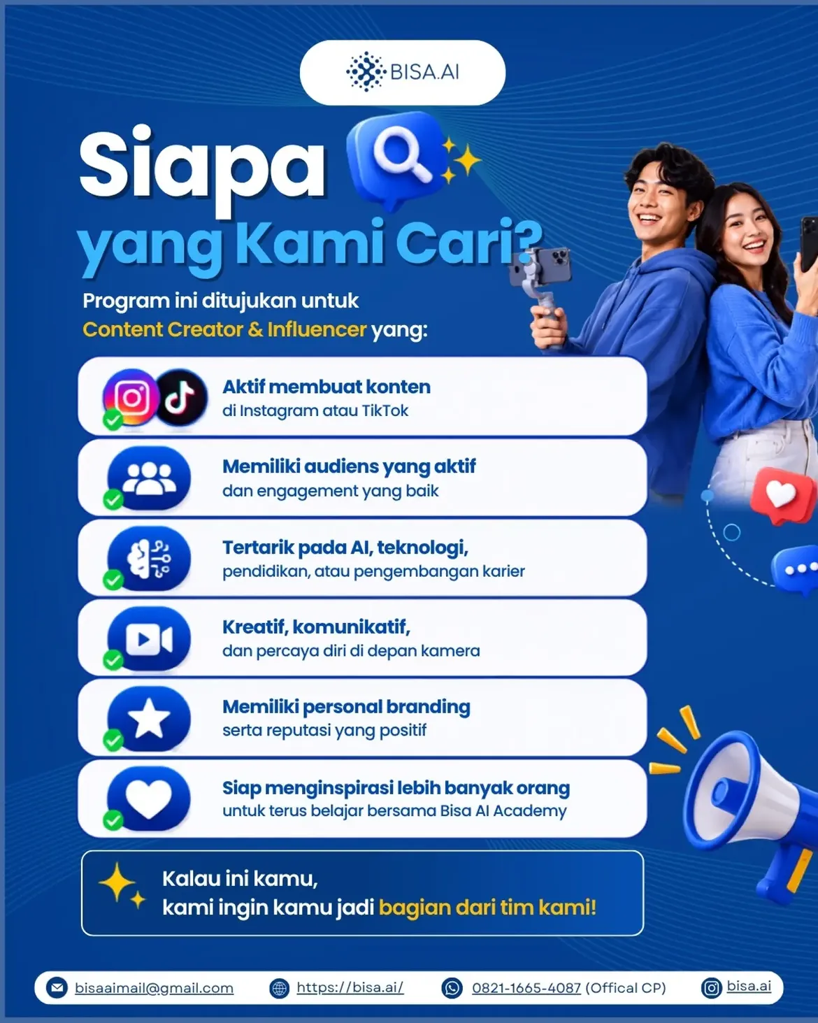 OPEN RECRUITMENT: BISA AI ACADEMY AMBASSADOR BATCH 1 - Image 2