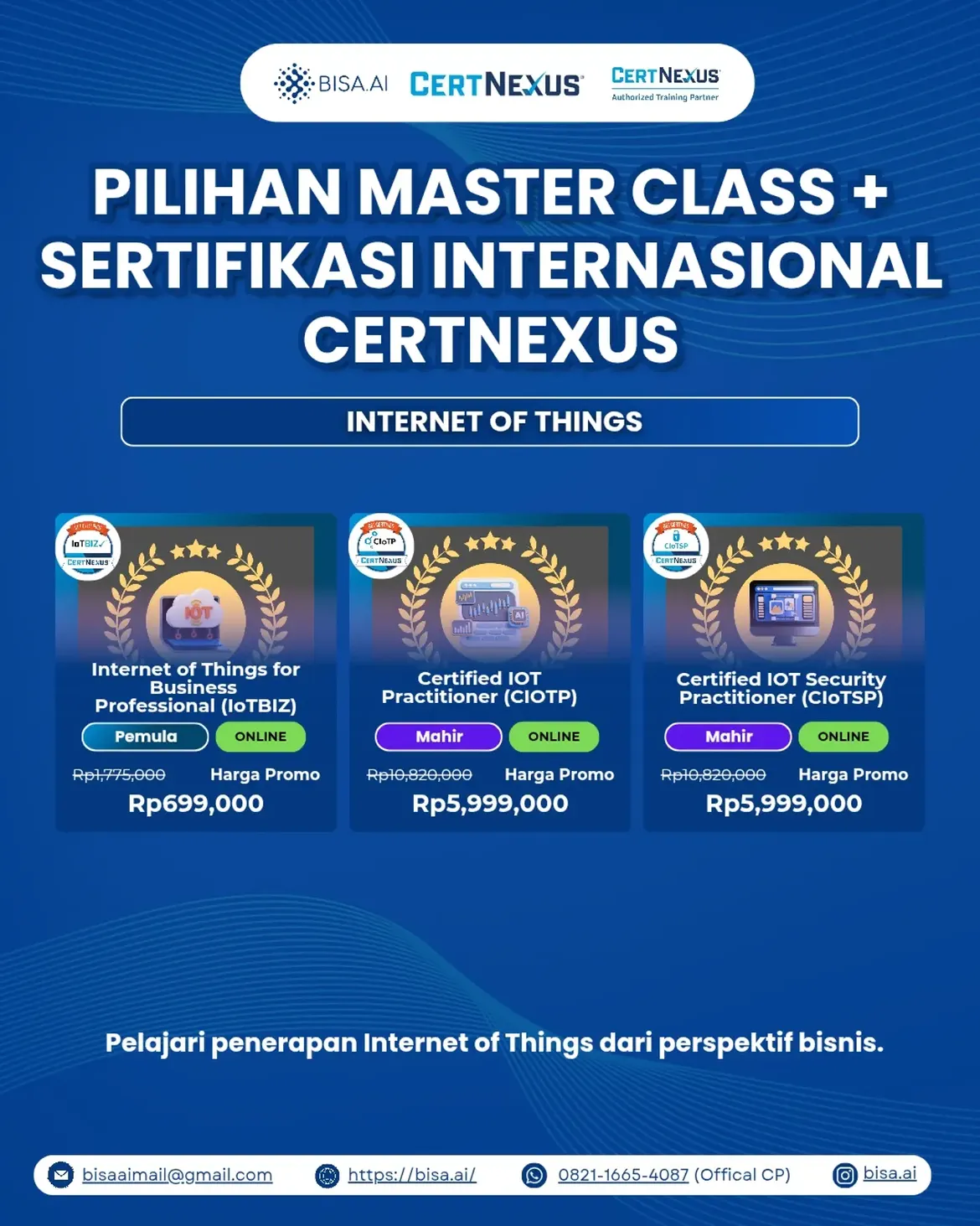 Master Class + Sertifikasi Internasional CertNexus - Image 6
