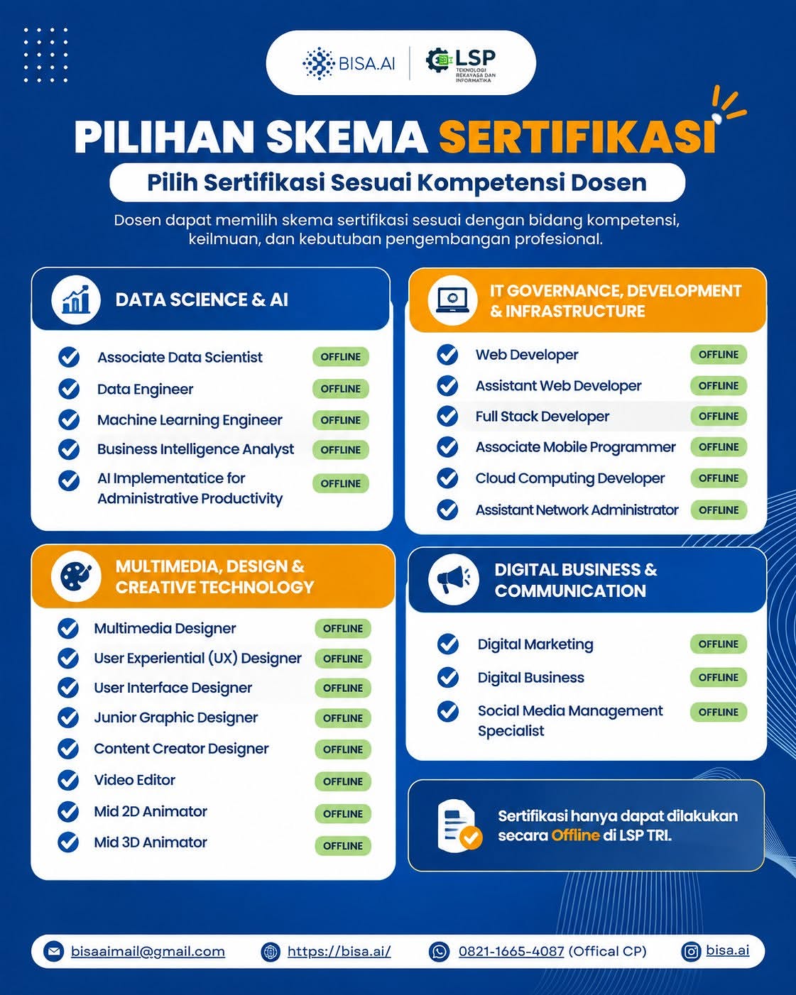 GRATIS! Sertifikasi Kompetensi BNSP untuk Dosen Indonesia - Image 3