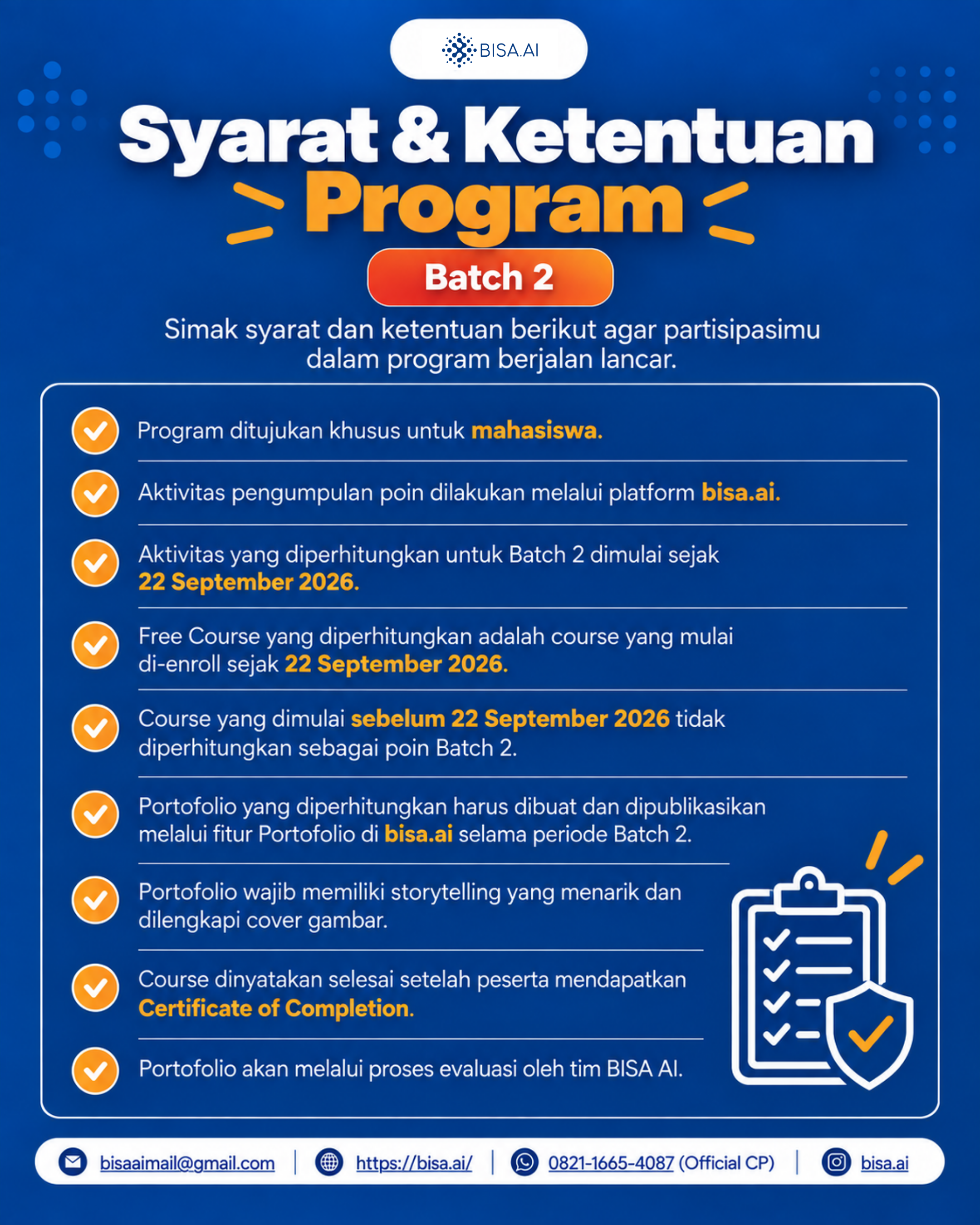 PROGRAM SERTIFIKASI BNSP GRATIS SEBELUM WISUDA Batch 2 - Image 4