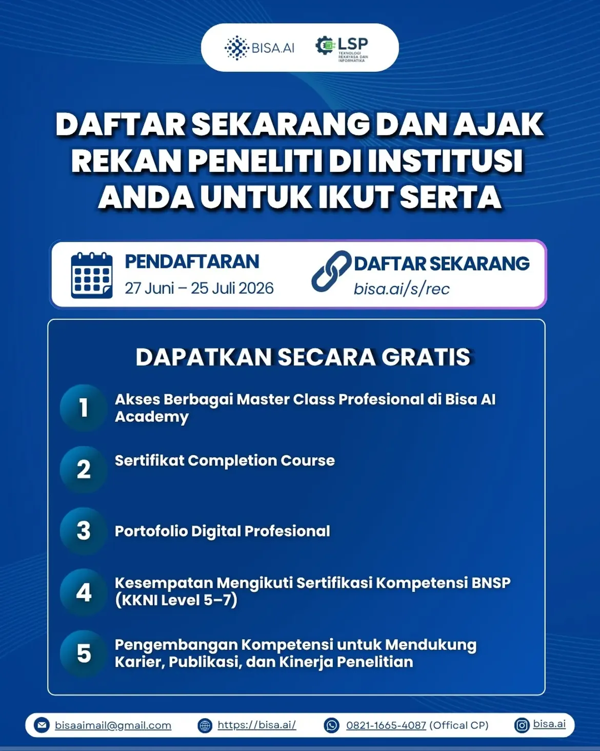 Program Spesial Researcher Excellence Certification (REC) - Image 7