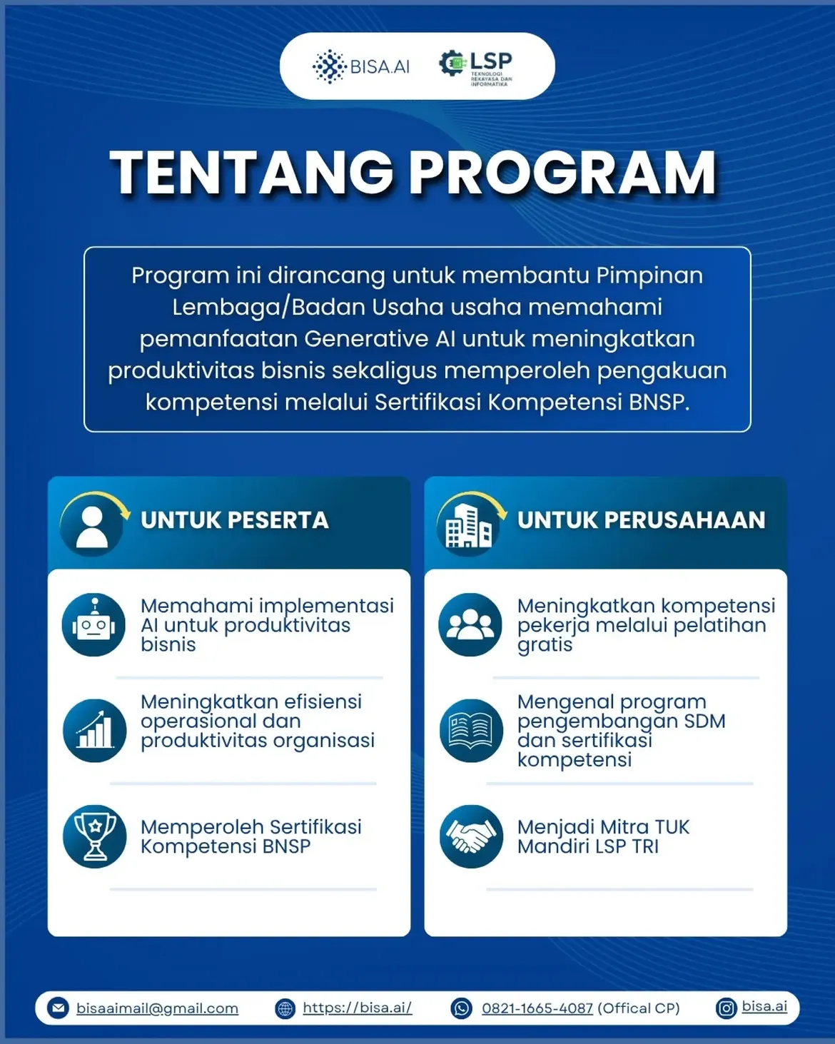 Program Pelatihan Dan Sertifikasi Kompetensi BNSP - Image 1