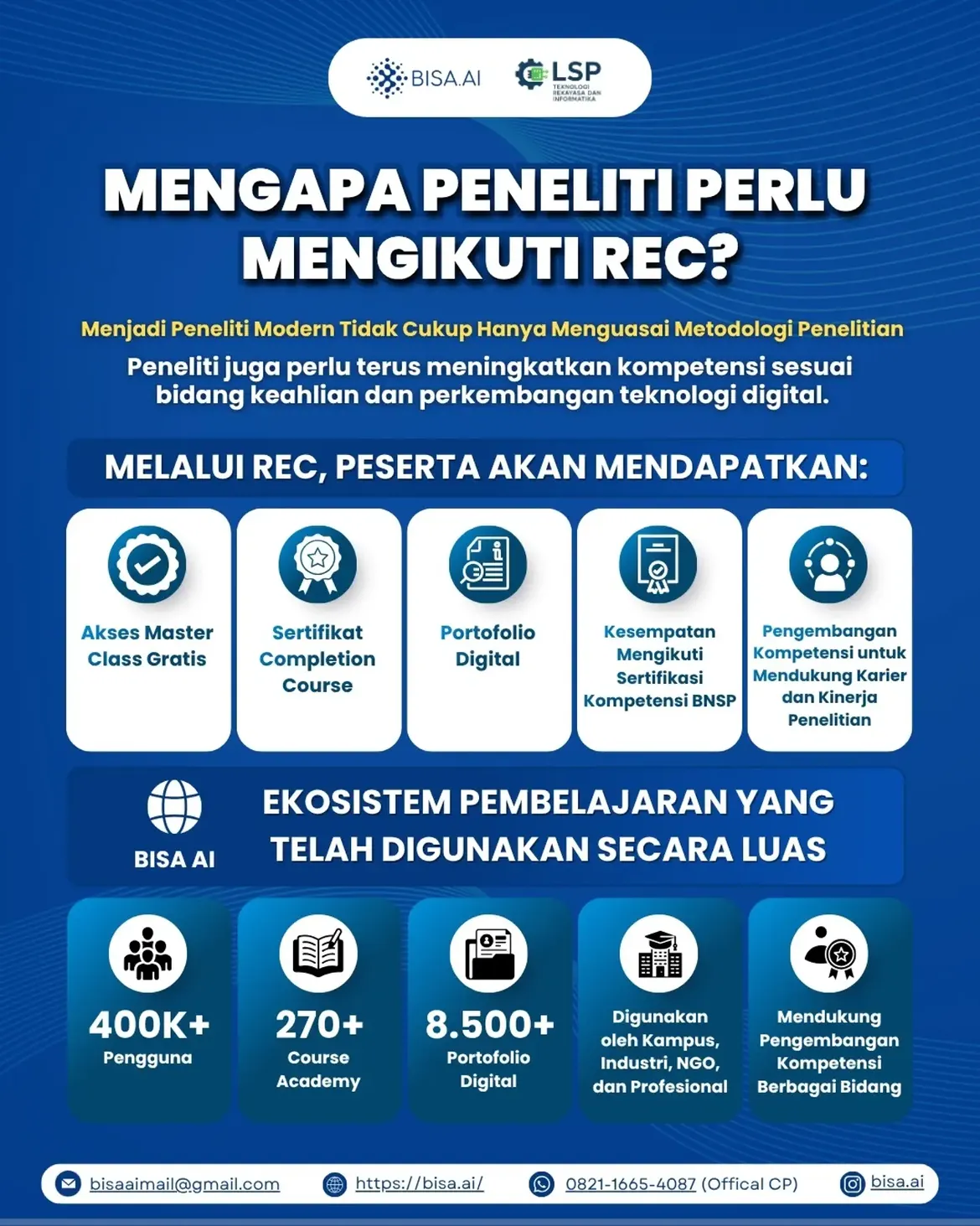 Program Spesial Researcher Excellence Certification (REC) - Image 1