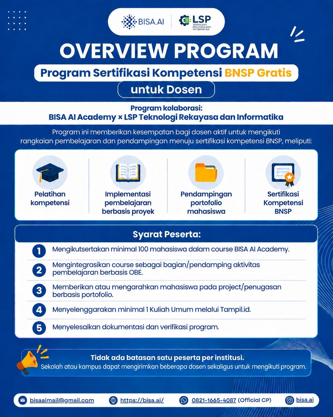 GRATIS! Sertifikasi Kompetensi BNSP untuk Dosen Indonesia - Image 2