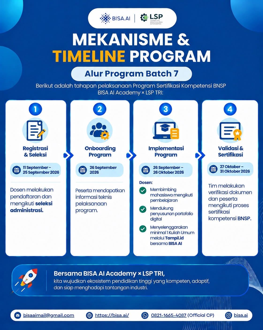GRATIS! Sertifikasi Kompetensi BNSP untuk Dosen Indonesia - Image 6