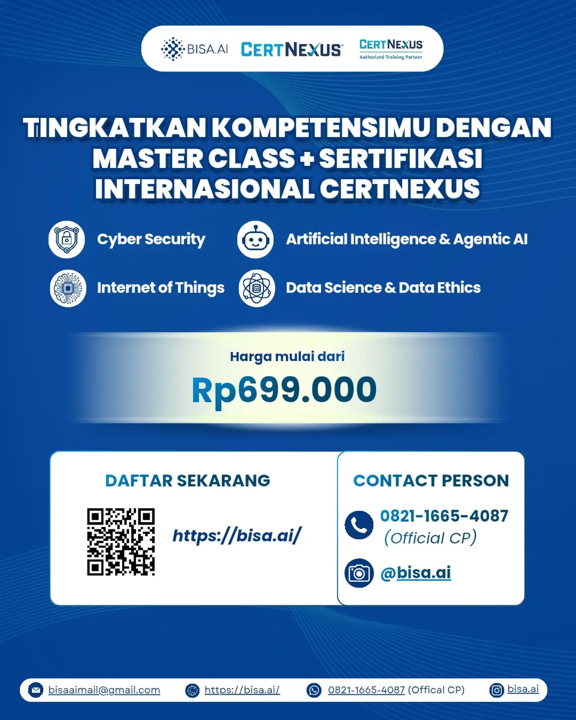 Master Class + Sertifikasi Internasional CertNexus - Image 9