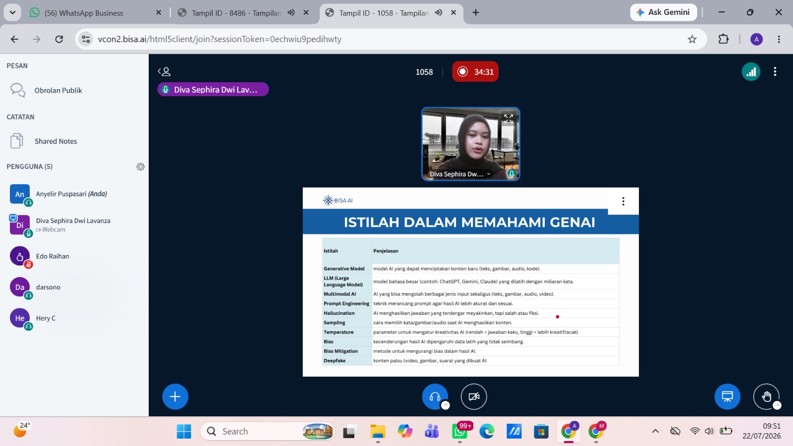 Training + Sertifikasi Artificial Intelligence for Business Profesionals (AIBIZ) Pertamina