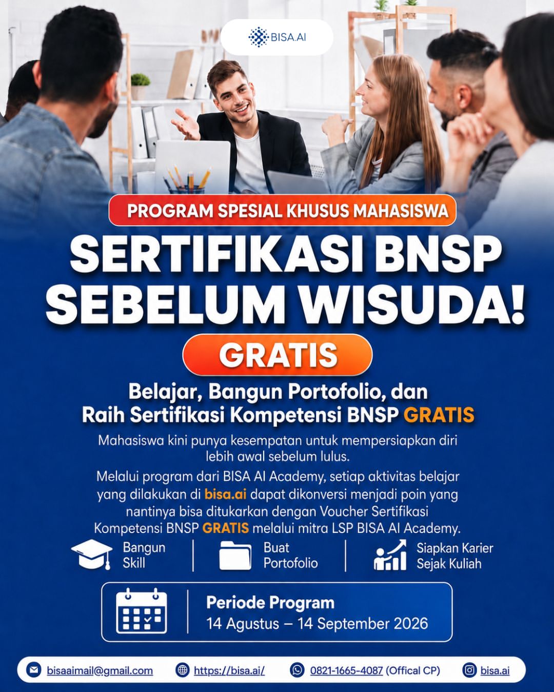 Program Spesial Khusus Mahasiswa — Sertifikasi BNSP Sebelum Wisuda
