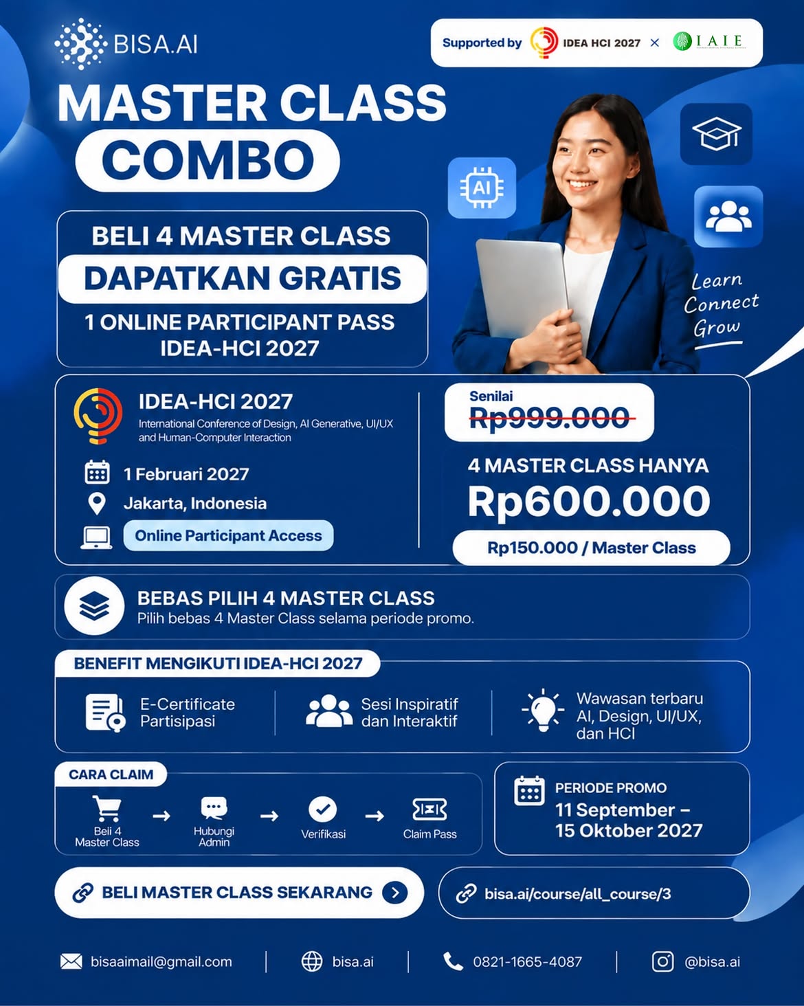 Master Class Combo — Road to IDEA-HCI 2027