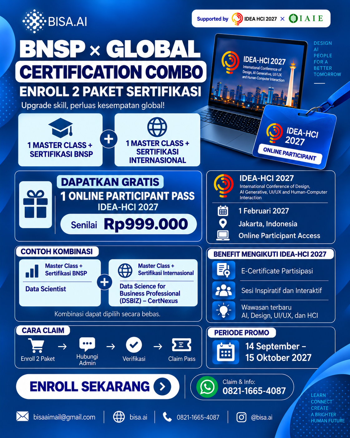 BNSP × GLOBAL CERTIFICATION COMBO — Road to IDEA-HCI 2027